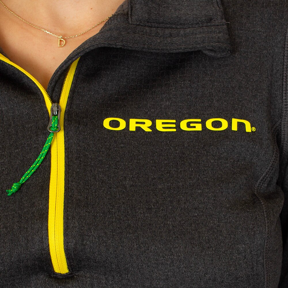 Oregon, Columbia, Black, Pullover, Polyester, Women, Park View, Fleece, Half-zip, 972692